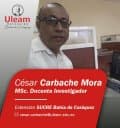 Dr. César Arturo Carbache Mora - Director/Editor revista  ULEAM Bahía Magazine - Director Red SOOL