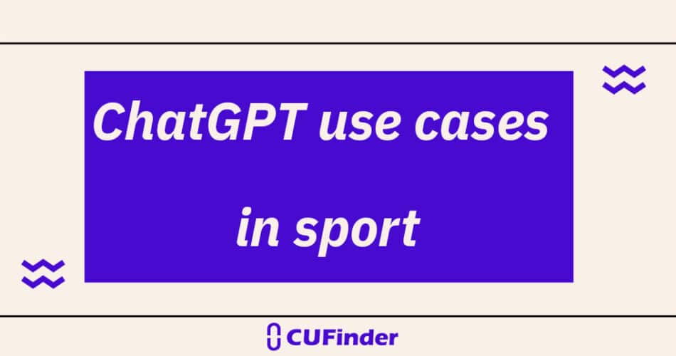chatgpt usecases for sport