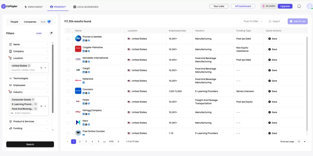 Use Company Search for Account-Based Approaches